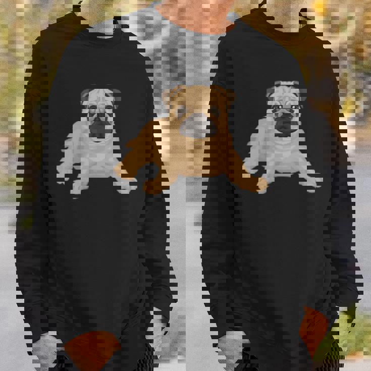 ドッグパグ ドッグモチーフ 犬好きへのギフト パグ スウェットシャツ 彼への贈り物