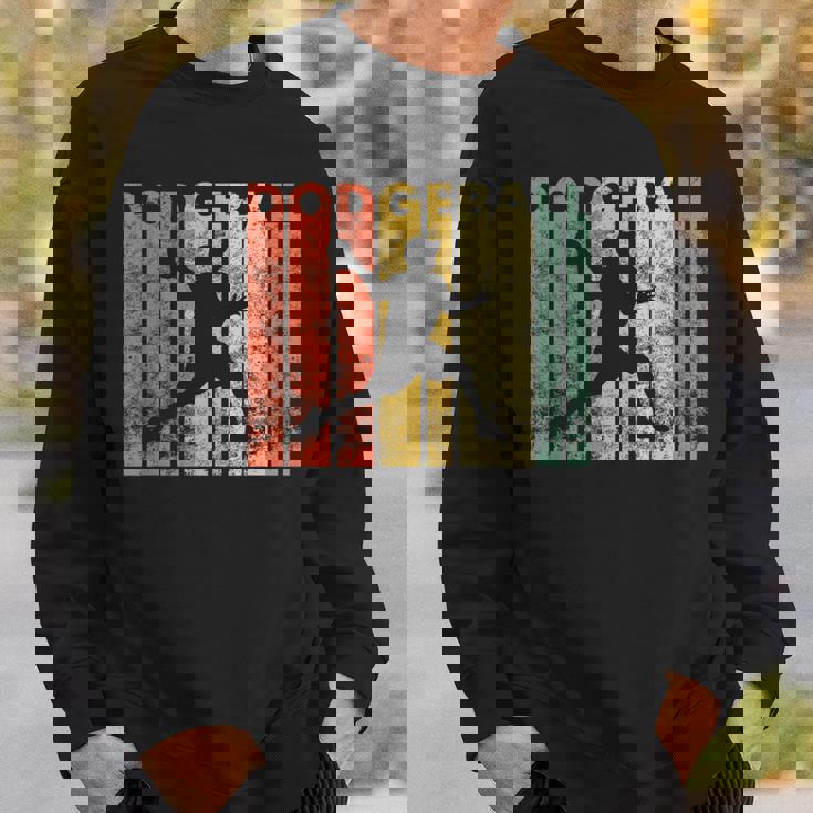 ドッジボール選手 レトロ ドッジボール ギフト スウェットシャツ 彼への贈り物