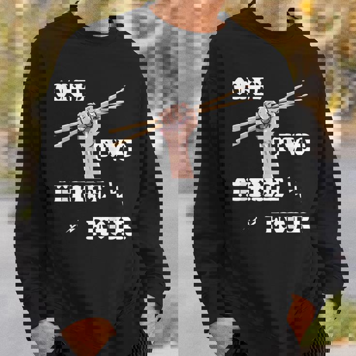 ドラマー ギフト 楽器 メンズ ドラムスティック用 スウェットシャツ 彼への贈り物