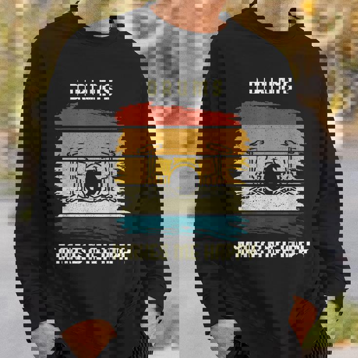 ドラマーtシャツ ドラマー ヴィンテージギフト スウェットシャツ 彼への贈り物