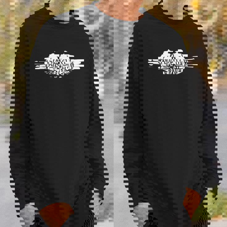 ドラマーのためのドラムライフ面白い引用 スウェットシャツ 彼への贈り物