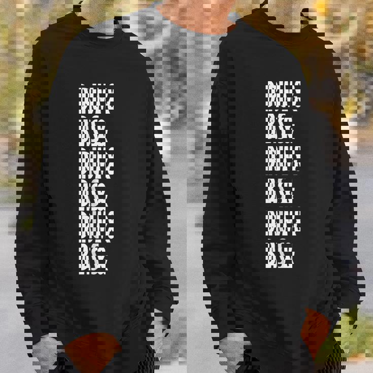 ドラムンベースミュージックリキッドジャングルedmクールドラム＆ベース スウェットシャツ 彼への贈り物