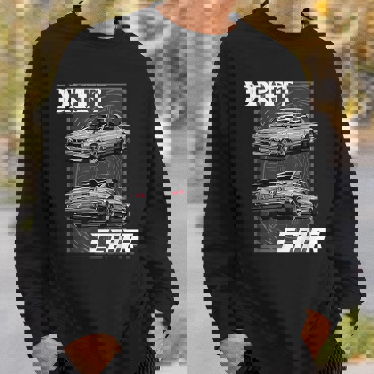 ドリフトカー ジャパニーズクラシックチューニングカー スウェットシャツ 彼への贈り物