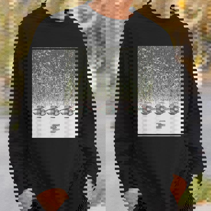 ドリームコアウィアードコア服エステティックコーンフィールドアイズ スウェットシャツ 彼への贈り物