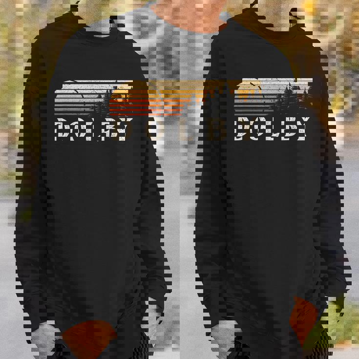 ドルビー、Me ヴィンテージ エバーグリーン サンセット 80年代レトロ スウェットシャツ 彼への贈り物