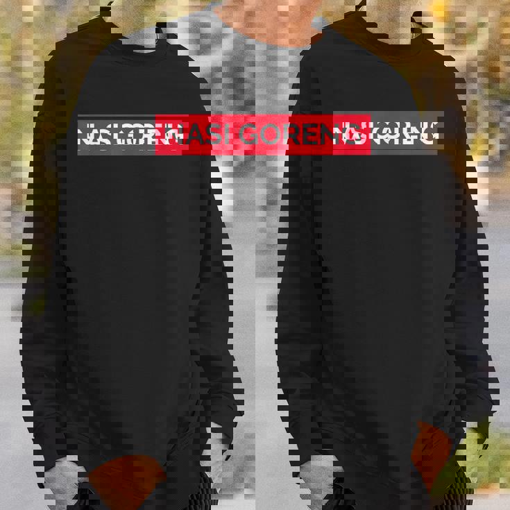 ナシ・ゴレンおもしろ スウェットシャツ 彼への贈り物