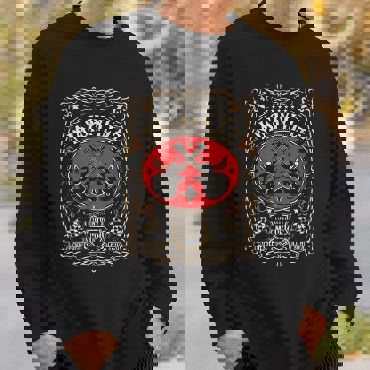 ナッシュビル テネシー レトロ カントリー ミュージック ヴィンテージ スウェットシャツ 彼への贈り物