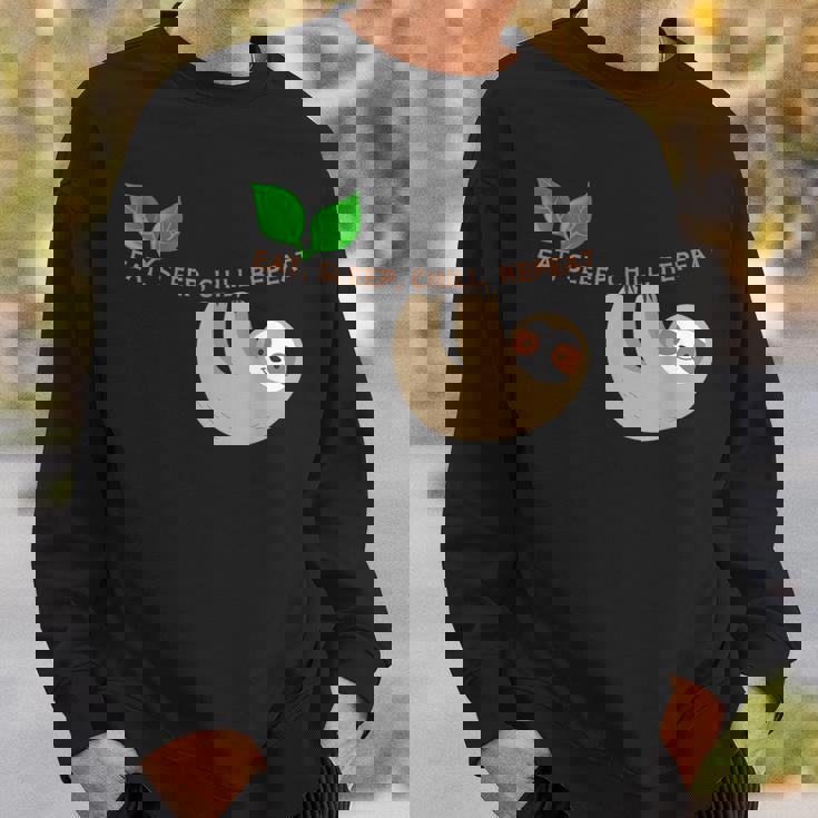 ナマケモノ まったり のんびり くつろぎ スウェットシャツ 彼への贈り物