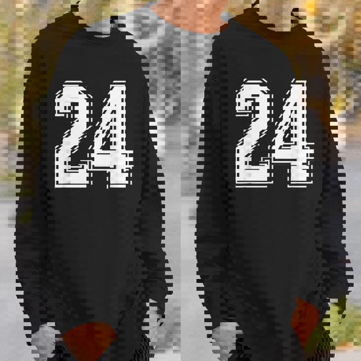 ナンバー24 スポーツ ナンバー入り 選手 20-4 スウェットシャツ 彼への贈り物