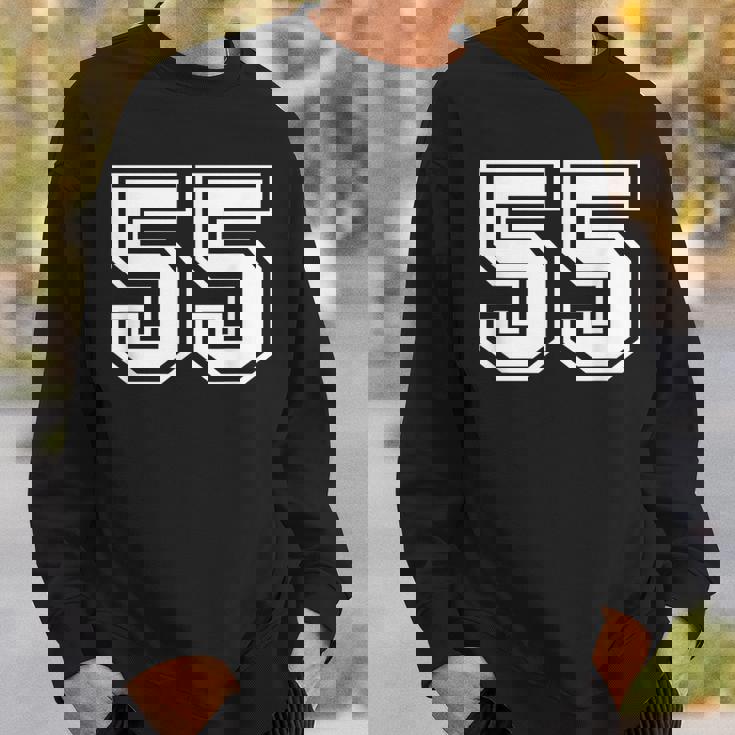 ナンバー55 スポーツジャージ ラッキーお気に入り番号 スウェットシャツ 彼への贈り物