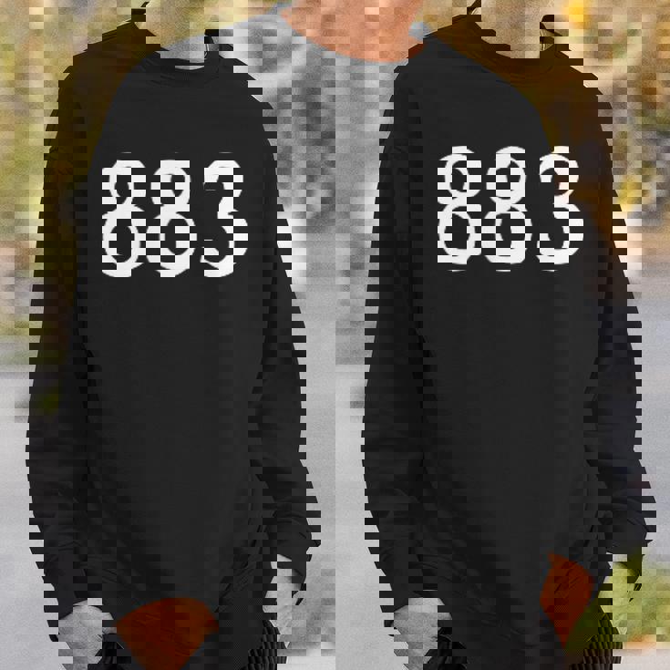 ナンバー883 ポケットナンバー スポーツジャージ 誕生日 スウェットシャツ 彼への贈り物