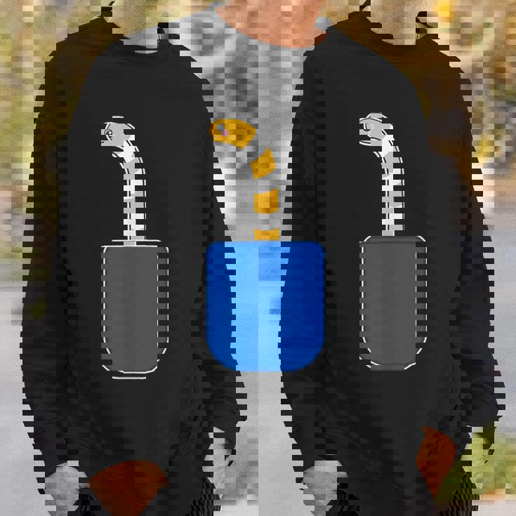 ニシキアナゴ（いん・ざ・ぽけっと）【どうぶつフレンズ】魚 水族館の生き物 かわいい 面白い 動物 チンアナゴ イラスト スウェットシャツ 彼への贈り物