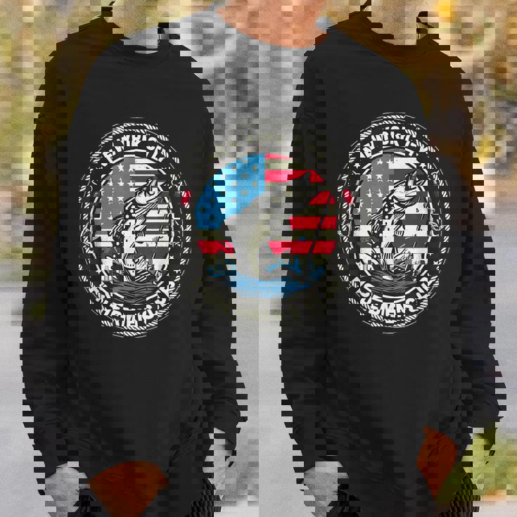 ニューヨーク市フィッシャーマンズクラブ アメリカ国旗釣り スウェットシャツ 彼への贈り物