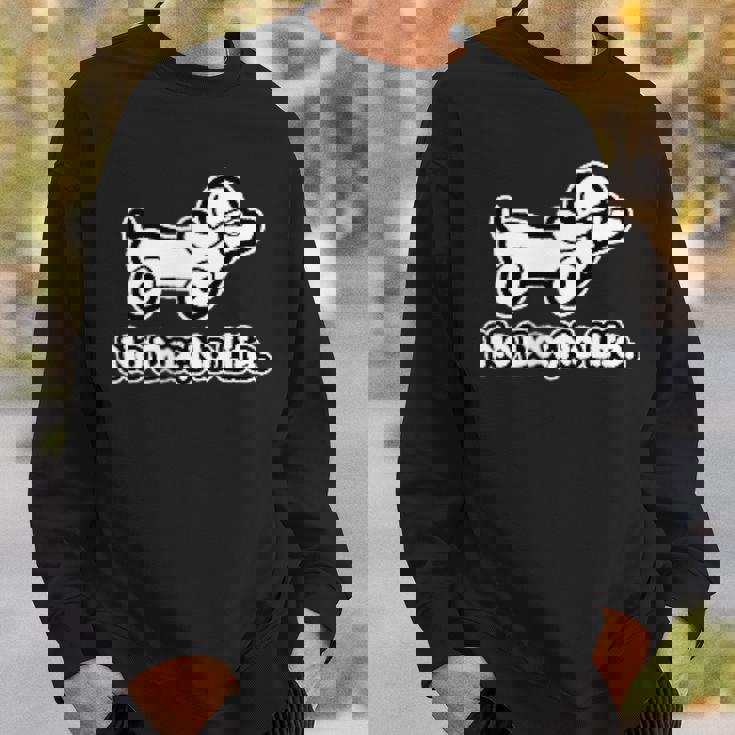 ノー ダックス ノー ライフ No Daxno Life 胸＆バックプリント スウェットシャツ 彼への贈り物