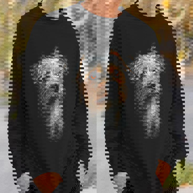 ノーフォークテリア 犬 モチーフ ペット イラスト ノーフォークテリア スウェットシャツ 彼への贈り物