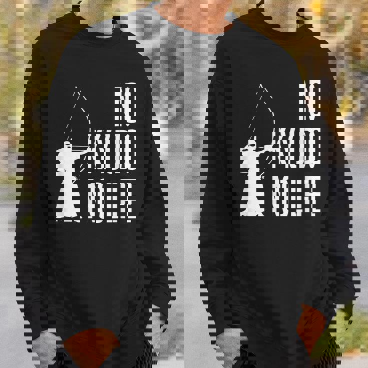 ノー弓道ノーライフ 弓道場 弓術 弓道好き 騎射 歩射 堂射 弓道部 弓道サークル 古武術 和弓 弓道 スウェットシャツ 彼への贈り物