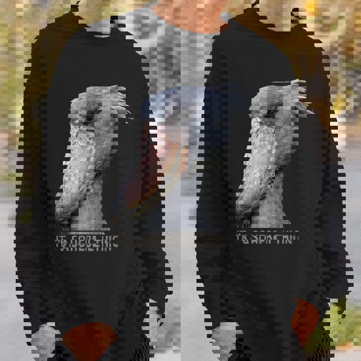 ハシビロコウそれはハシビロコウです スウェットシャツ 彼への贈り物