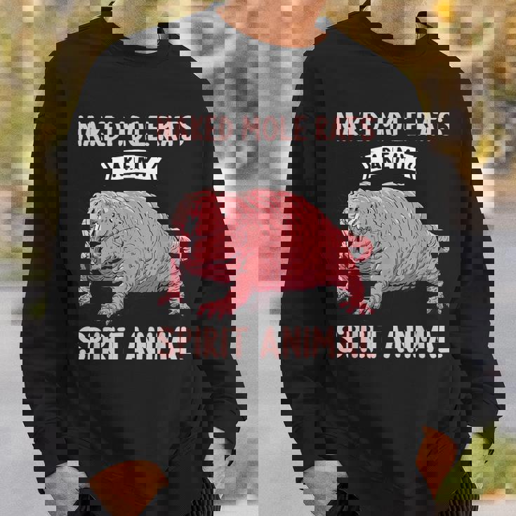 ハダカデバネズミは私のスピリットアニマルハダカデバネズミ スウェットシャツ 彼への贈り物