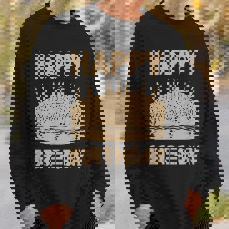 ハッピーバースデー-バースデーファニー スウェットシャツ 彼への贈り物