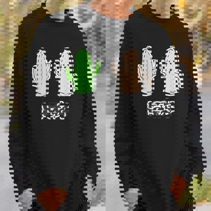 ハニワ くん & サボテン『トモダチ』 埴輪【ゆるフレンズ】歴史土器 キャラクター かわいい イラスト スウェットシャツ 彼への贈り物