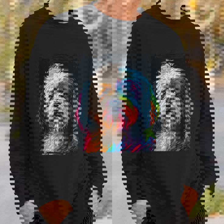 ハバニーズのアートワークを使用したハバニーズドッグオーナーデザイン。 スウェットシャツ 彼への贈り物