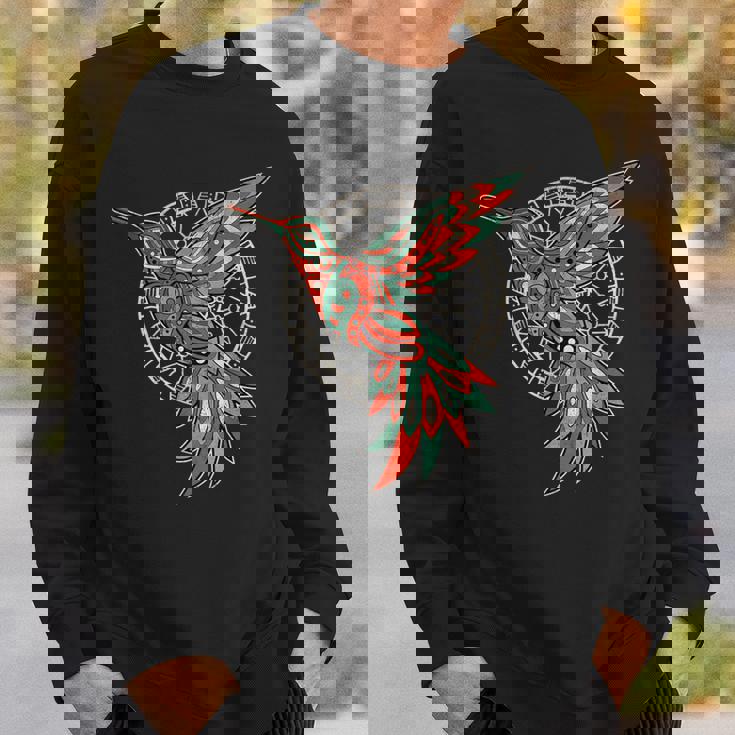 ハミングバード・トライバル・アート ネイティブアメリカン・インディアン・インディジナス スウェットシャツ 彼への贈り物