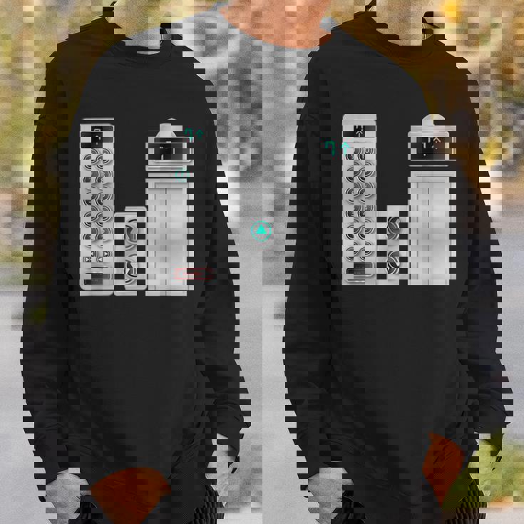 ハロウィンコスチューム、クールなエレベーターボタンアート スウェットシャツ 彼への贈り物