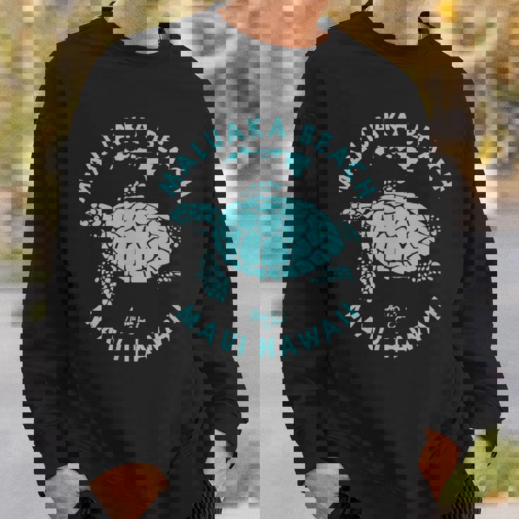 ハワイ ホヌ ウミガメ マルカビーチ マウイ スウェットシャツ 彼への贈り物