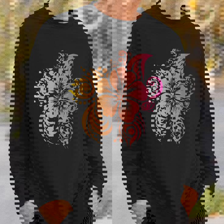 ハワイアン トライバル ハイビスカスシャツ ハワイアン トライバル スウェットシャツ 彼への贈り物