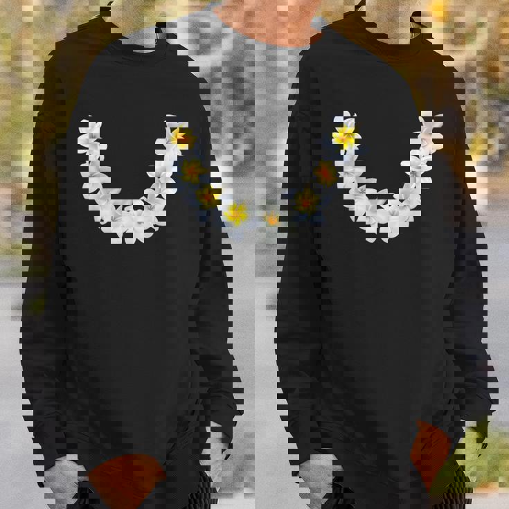 ハワイアンお土産 フラ・ルアウ プルメリア・レイ スウェットシャツ 彼への贈り物