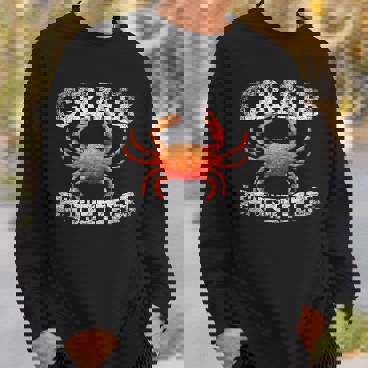 ハンティング メンズ ボーイズ キッズ カニ スウェットシャツ 彼への贈り物