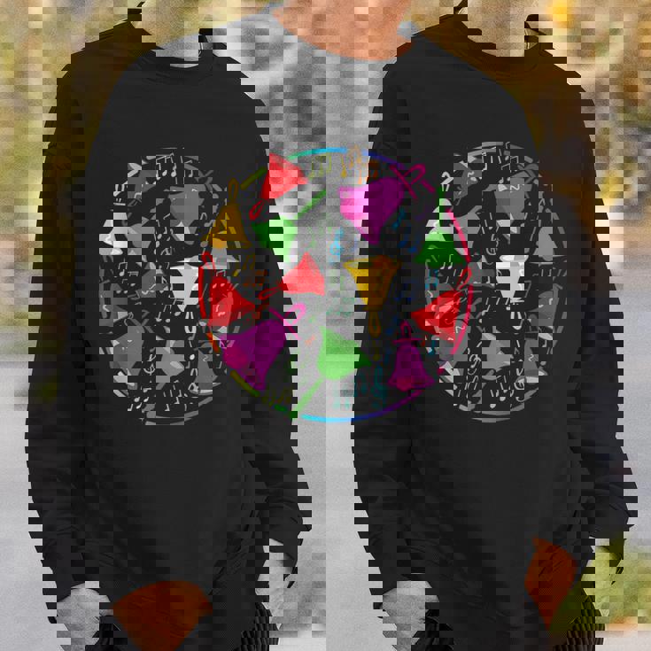 ハンドベルの色 スウェットシャツ 彼への贈り物