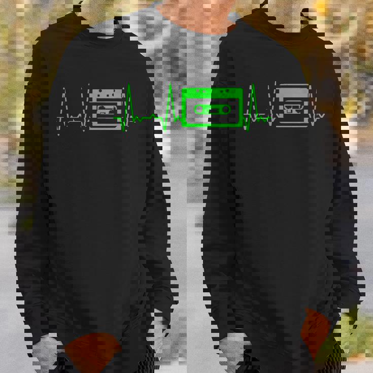 ハートビートカセットテープ スウェットシャツ 彼への贈り物