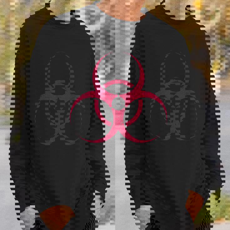 バイオハザードシンボル 生物学的ハザード警告標識 スウェットシャツ 彼への贈り物