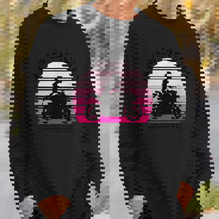 バイク おしゃれ フルカウル レディー オートバイ ツーリング ガール ライダー スウェットシャツ 彼への贈り物