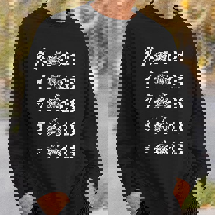 バイク おもしろtシャツ 光学テスト おもしろバイク メンズ オートバイ ツーリング 原付 オリジナル服 スウェットシャツ 彼への贈り物