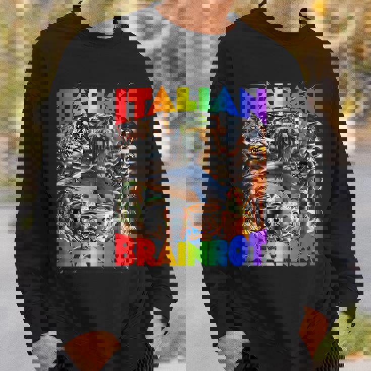 バイラルイタリアンブレインロットミーム-イタリアンブレインロット。 スウェットシャツ 彼への贈り物