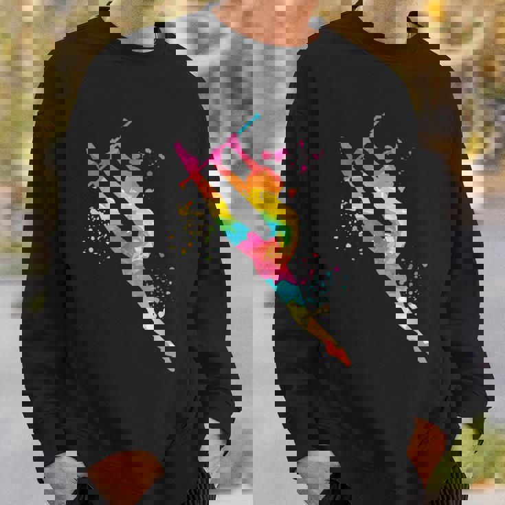 バトン付き体操 ガールズ キッズ 新体操 スウェットシャツ 彼への贈り物