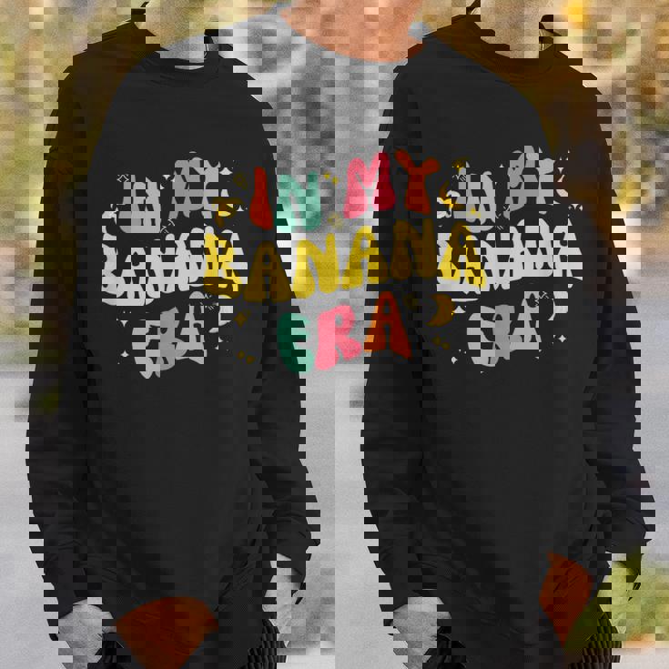 バナナ好きの面白いトロピカルフルーツ・イン・マイ・バナナ時代 スウェットシャツ 彼への贈り物