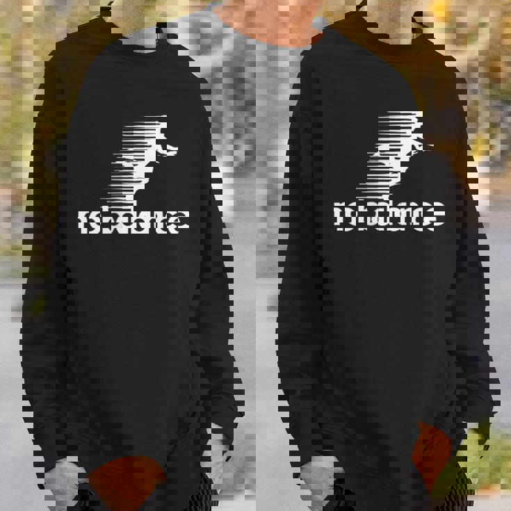 バランスが取れない スポーツとユーモアのための面白いパロディデザイン スウェットシャツ 彼への贈り物