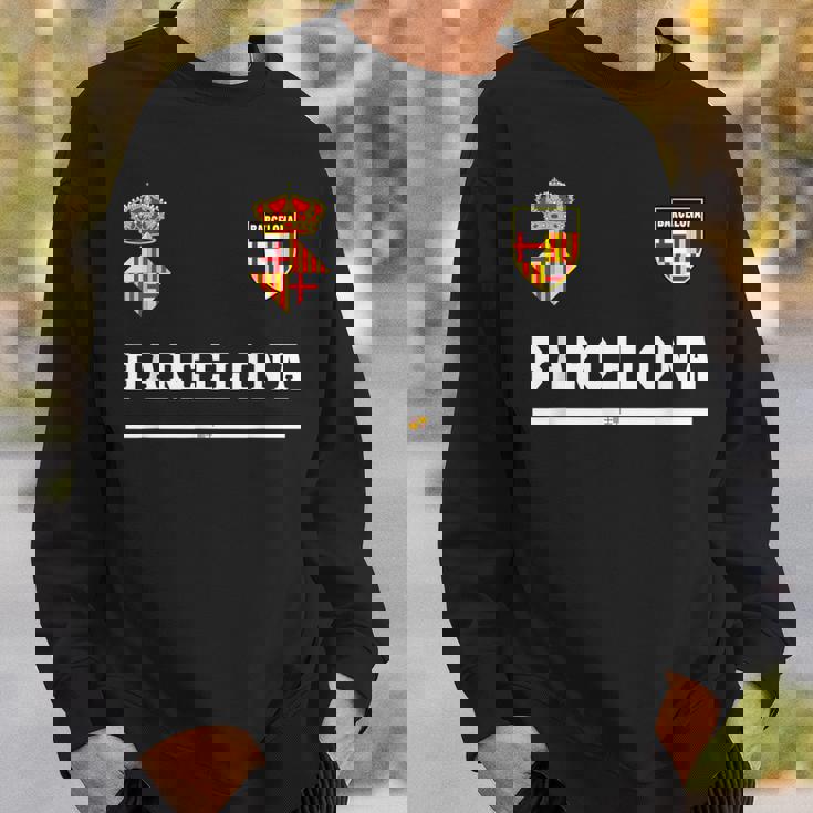 バルセロナ サッカースポーツ フラッグ フットボール スウェットシャツ 彼への贈り物