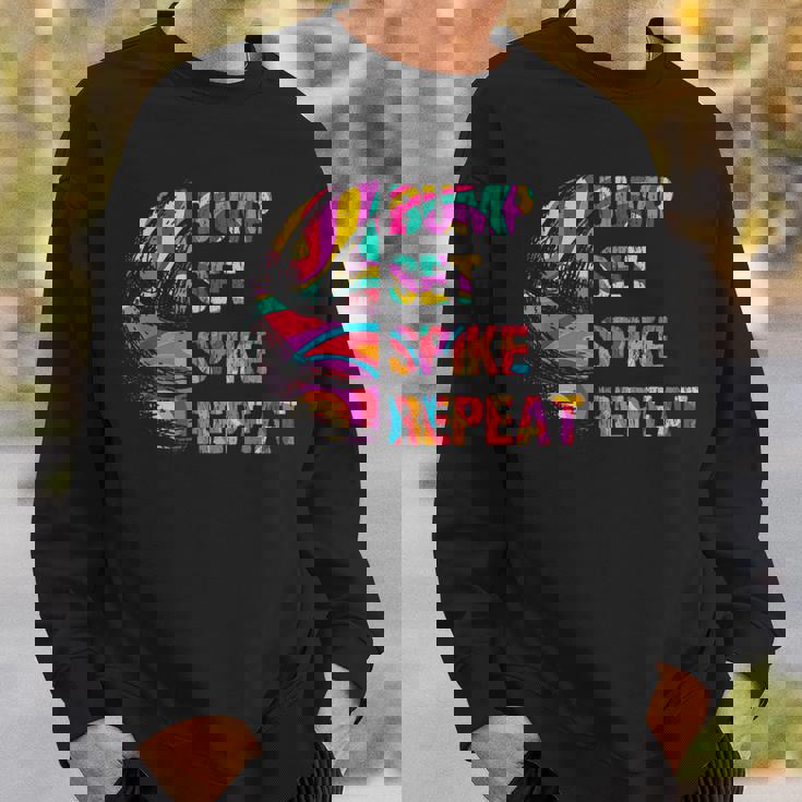 バレーボール バンプセット スパイク ラインマン ビーチ バレースポーツ アスリート スウェットシャツ 彼への贈り物