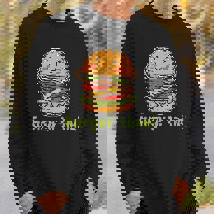 バーガータイム スウェットシャツ 彼への贈り物