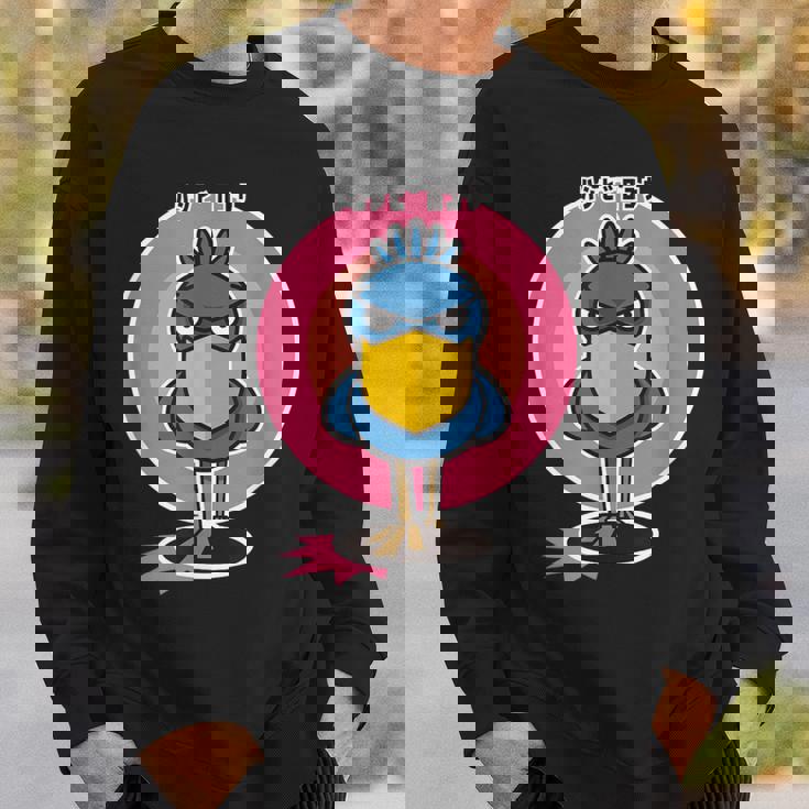 バードシリーズ「ハシビロコウ」 スウェットシャツ 彼への贈り物