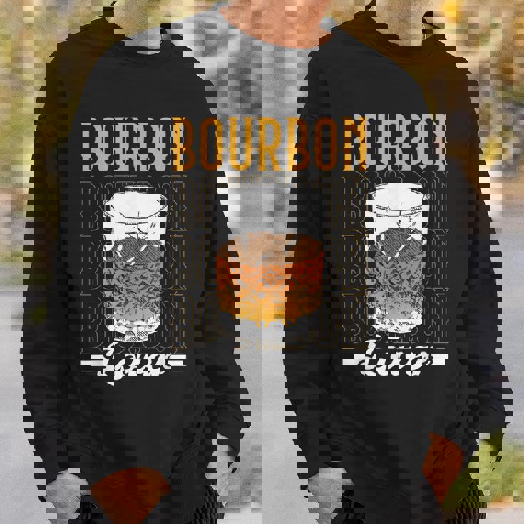 バーボンラバー 恋人 酒飲み 飲酒 ドリンク バーボン スウェットシャツ 彼への贈り物