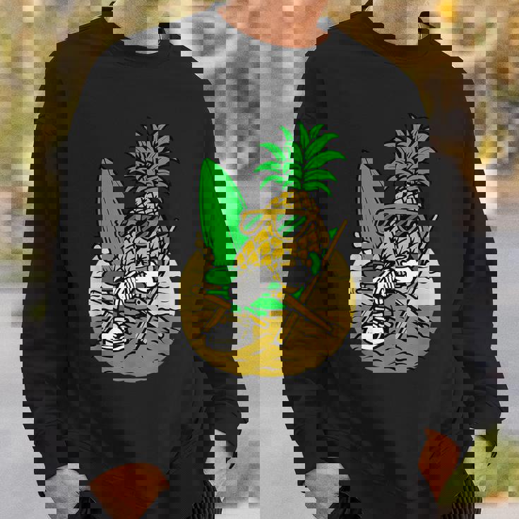パイナップル サーファー サングラス ハワイ ハワイアン アロハ メンズ レディース スウェットシャツ 彼への贈り物