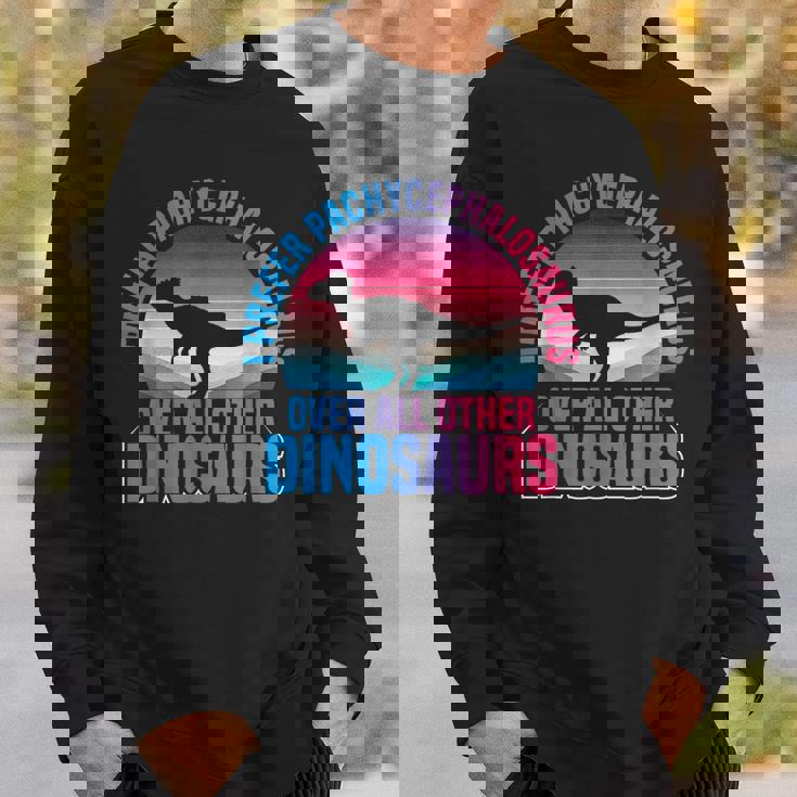 パキケファロサウルス ぬいぐるみ 恐竜 古生物学者 スウェットシャツ 彼への贈り物