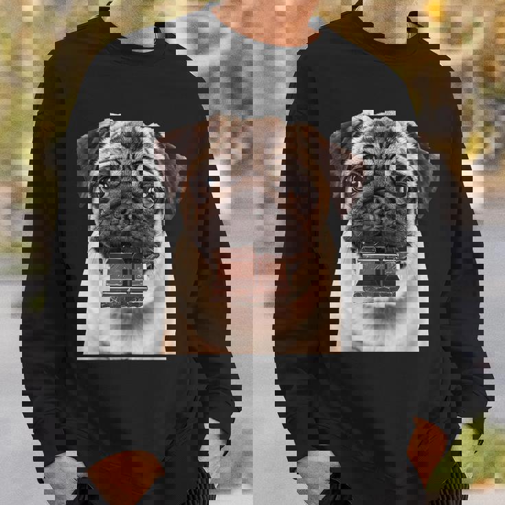 パグチョコレート スウェットシャツ 彼への贈り物