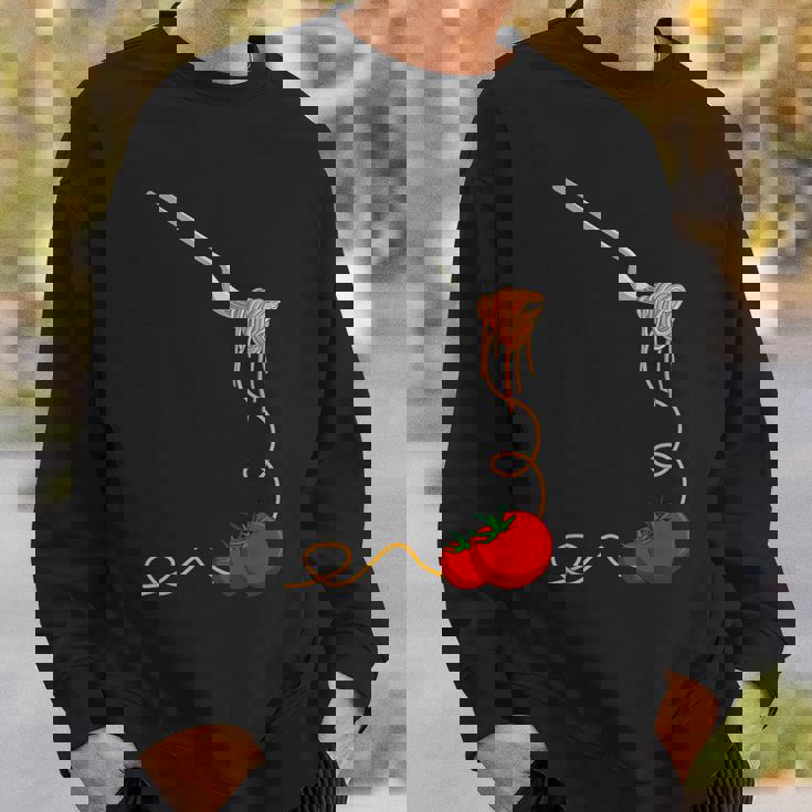 パスタスパゲッティトマトヌードル イタリアンフード スウェットシャツ 彼への贈り物