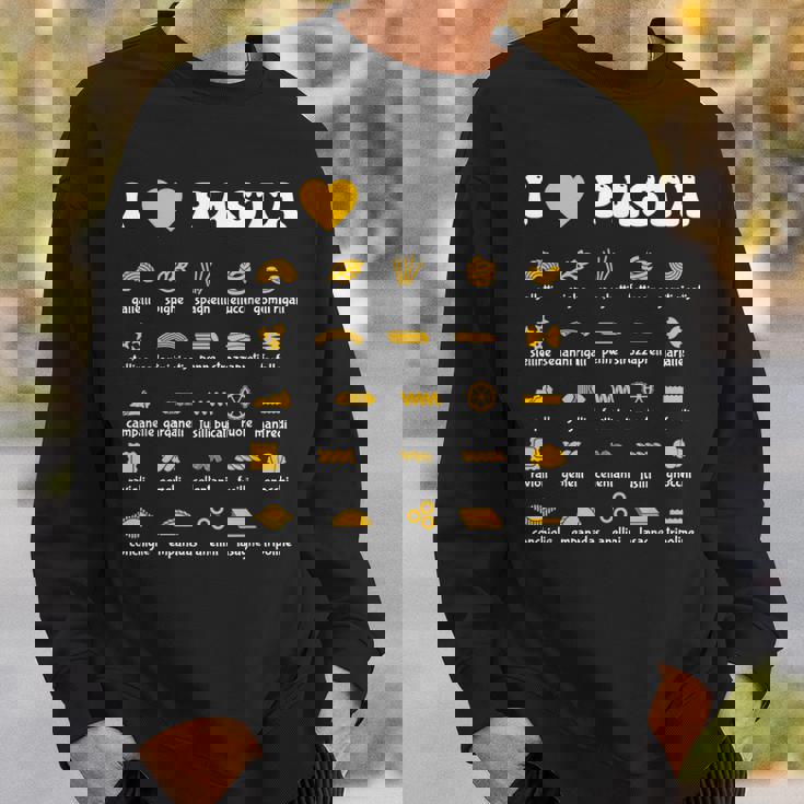 パスタタイプ スパゲッティヌードル イタリア ギフトパスタ スウェットシャツ 彼への贈り物